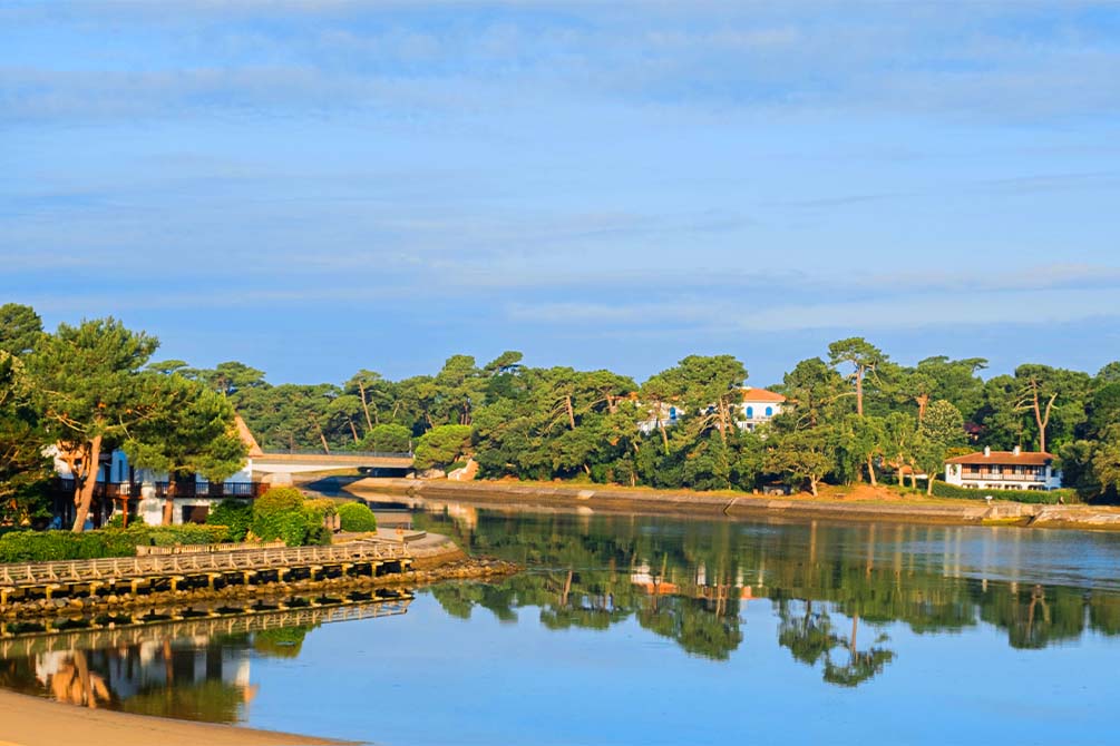 hotel du parc hossegor balade lac marin